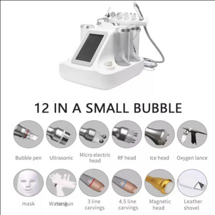 Hydrogen Oxygen Small Bubble Facial Comprehensive Management Machine Ultrasonic Cleaning Shoveling Blackhead Oxygen Injection